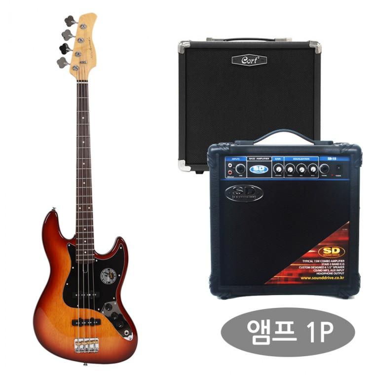 베이스기타 패키지 OKmt158 앰프 재즈 TS