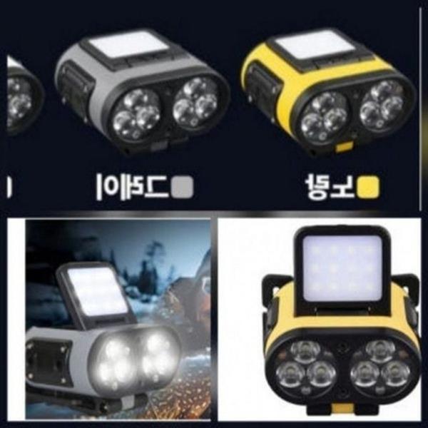 캠핑 헤드랜턴 충전식 백패킹 캡라이트 헤드랜턴
