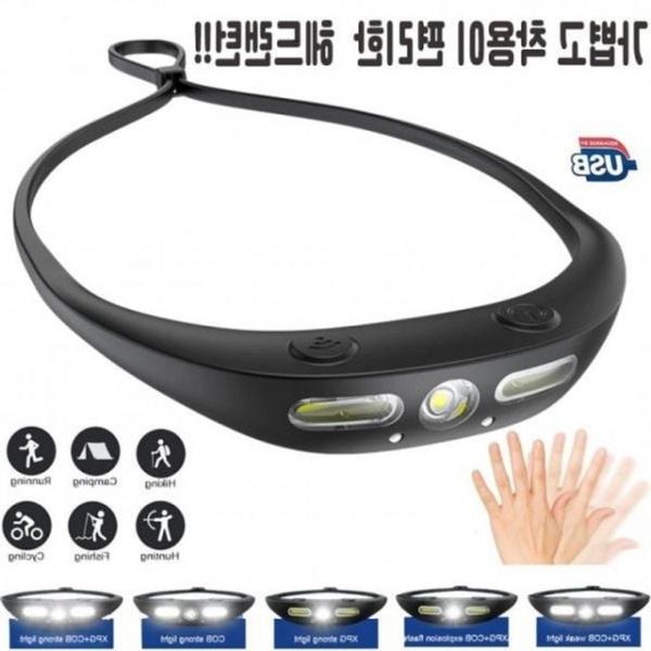 캠핑 헤드랜턴 랜턴 착용이펀리한 충전식 헤드랜턴 센서 가볍고 등산 야외 낚시