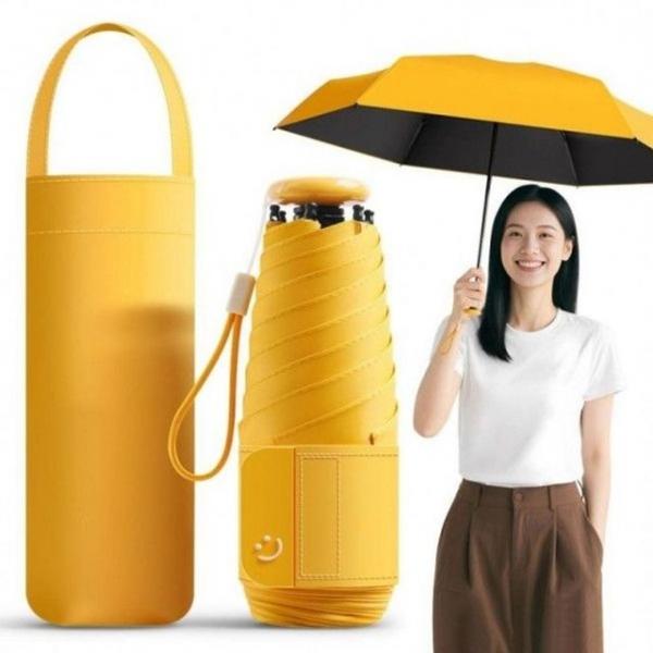 우산 잡화 초경량 암막 옐로우 자외선 양우산 양산 우산