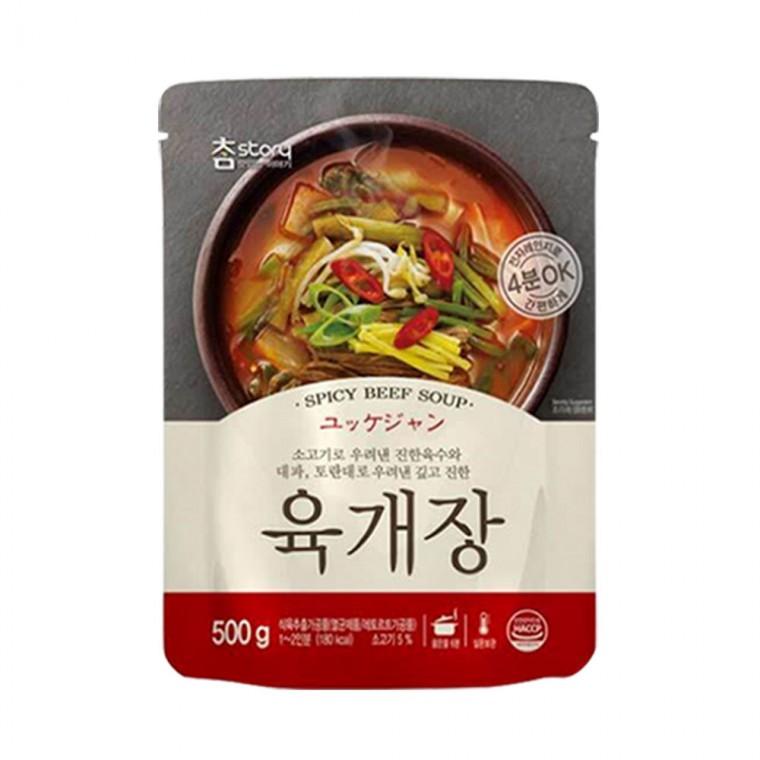 참스토리 육개장 500g 10개 해장 안주 간편요리 캠핑