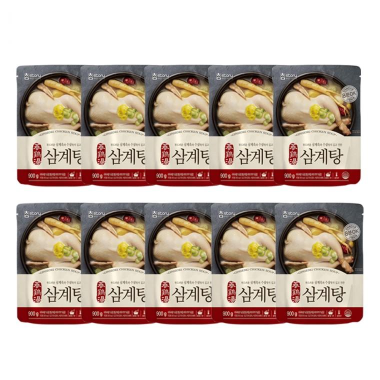 참스토리 삼계탕 900g 10개