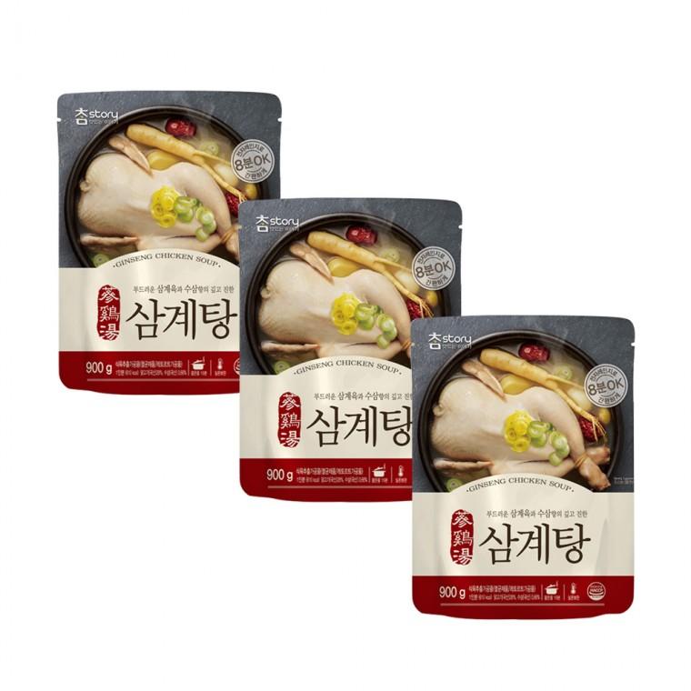 참스토리 삼계탕 900g 3개