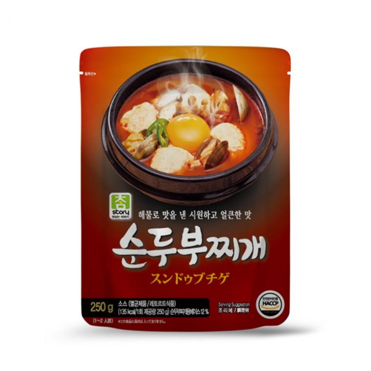 진한 참스토리 순두부찌개 250g 8개