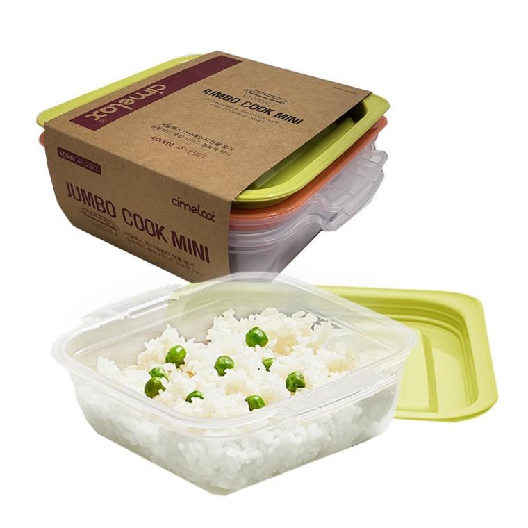 씨밀렉스612 점보 쿡 미니 400ml 2SET 즉석밥 용기