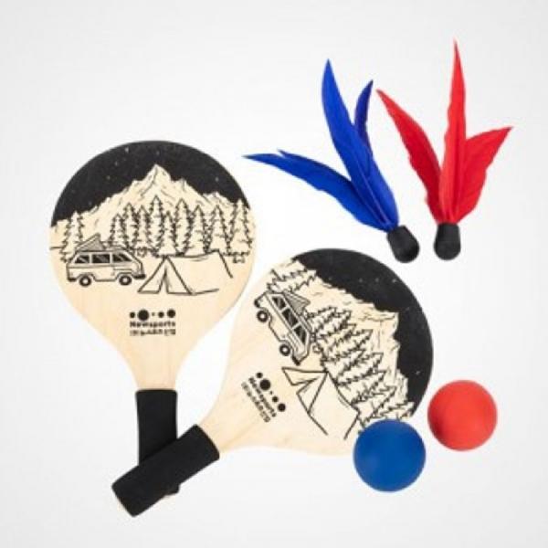 비치 라켓 세트