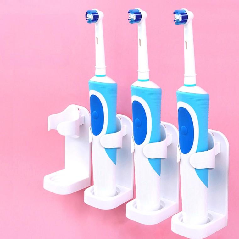 무타공 전동 칫솔 거치대 화이트 1p