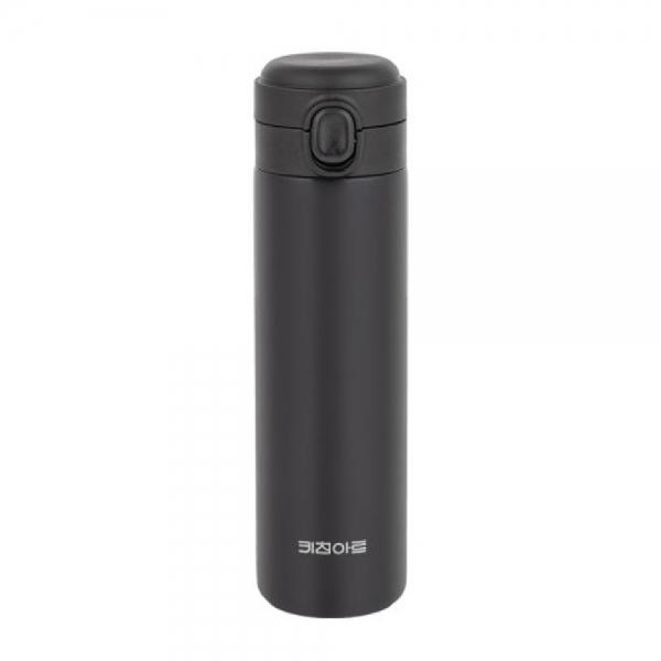 키친아트 스텐 텀블러 물병 보틀 원터치 500ml 블랙