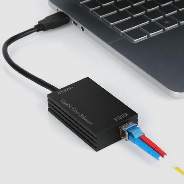 USB3.0 랜카드 기가비트 광케이블 SFP 모듈 랜카드