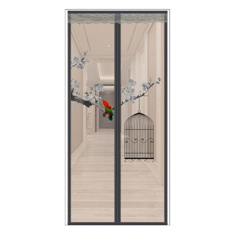 개폐 자동 방문 버드 자석 100X220cm 모기장 현관문