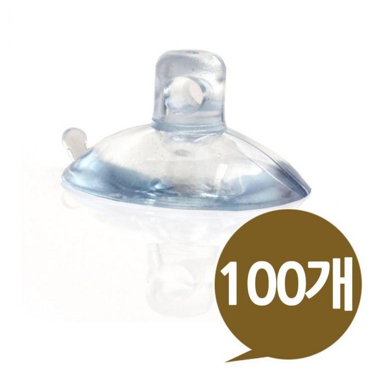 100개 벌크 흡착판 흡착고무 소형 26mm