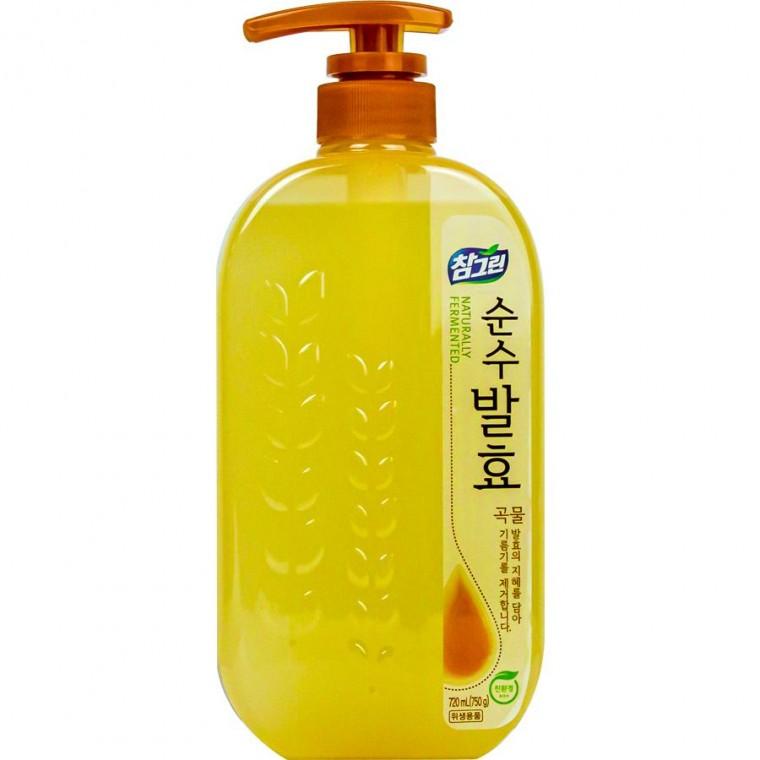 라이온 참그린 순수발효곡물 용기 750ml