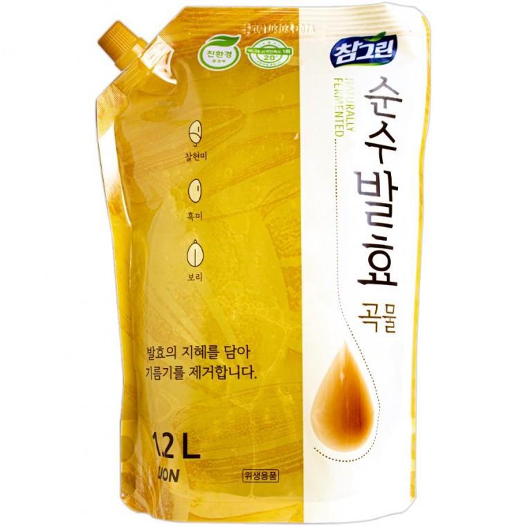 라이온 참그린 순수발효곡물 리필 1.2L