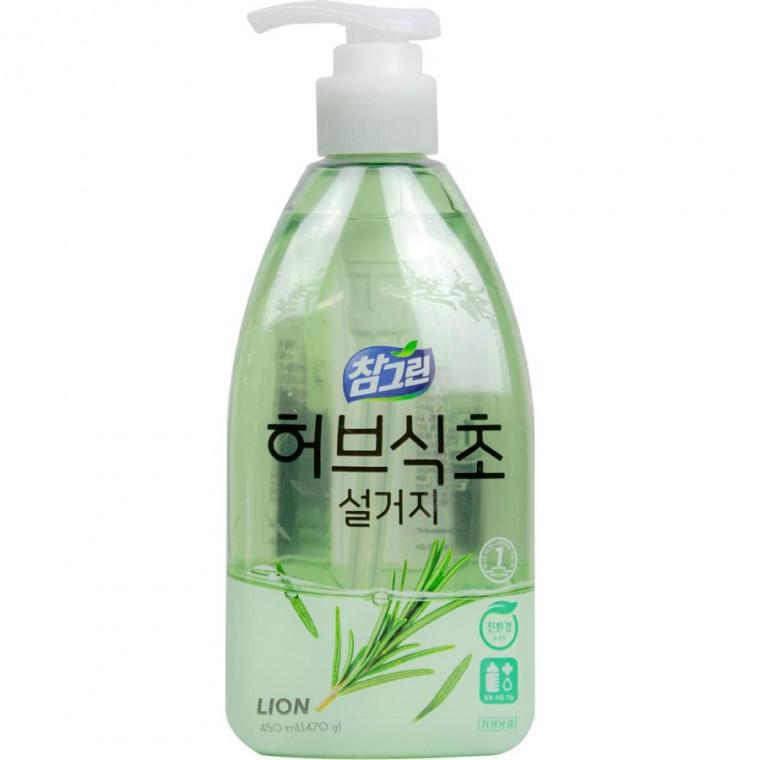 라이온 참그린 허브식초설거지 용기 470g