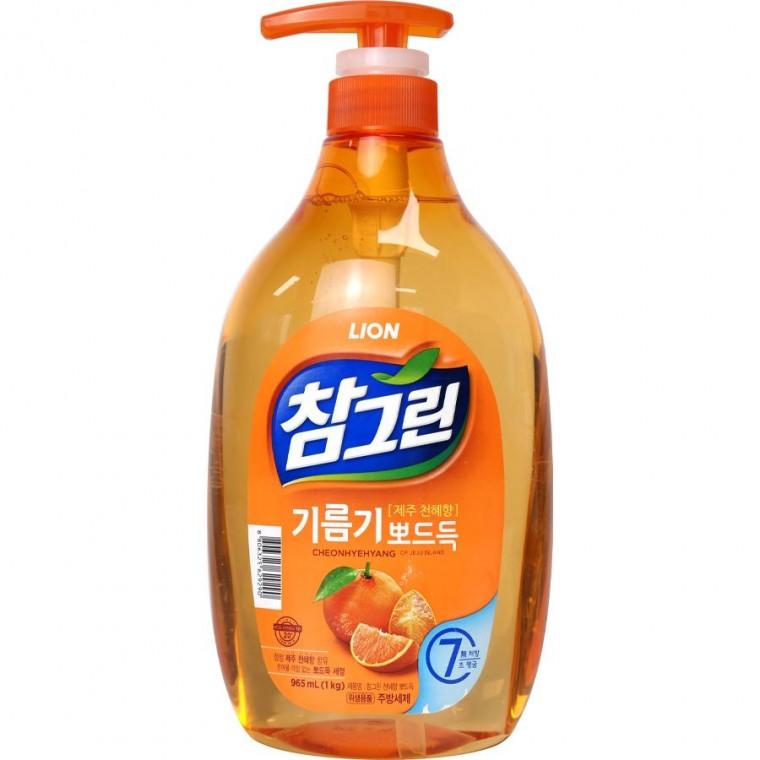 라이온 참그린 기름기뽀드득 제주천혜향 용기 1kg