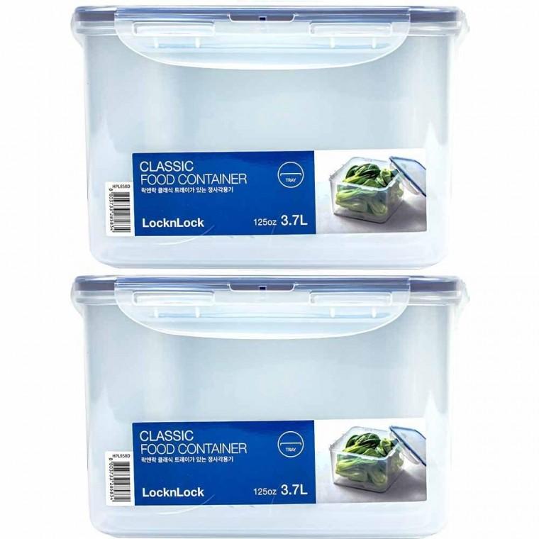 락앤락 hPL-858D 클래식정사각 3.7L 2입