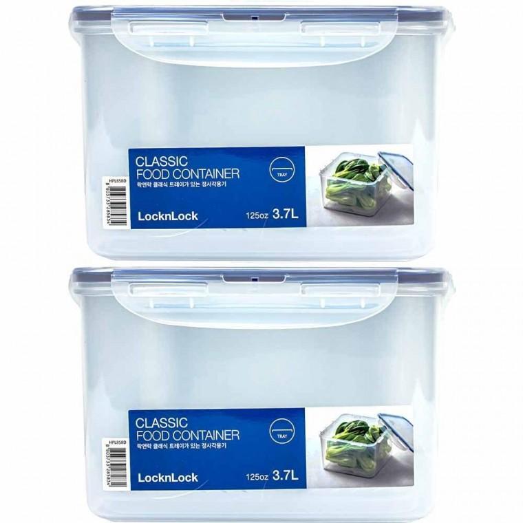 락앤락 hPL-858D 클래식정사각 3.7L 2입