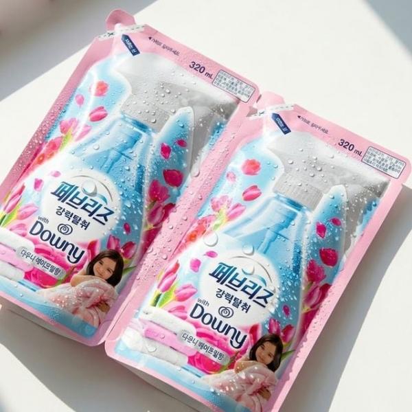 48시간 지속 갓 빨래한 듯한 향 섬유탈취제 320ml 2개