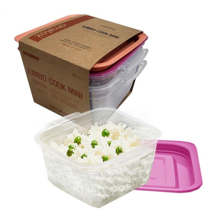 용기 점보 2SET 미니 쿡 즉석밥 750ml