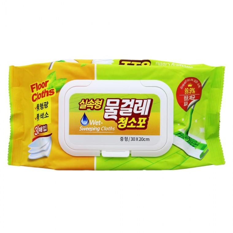 물걸레 청소포 실속형 리필 중형30x20x30매