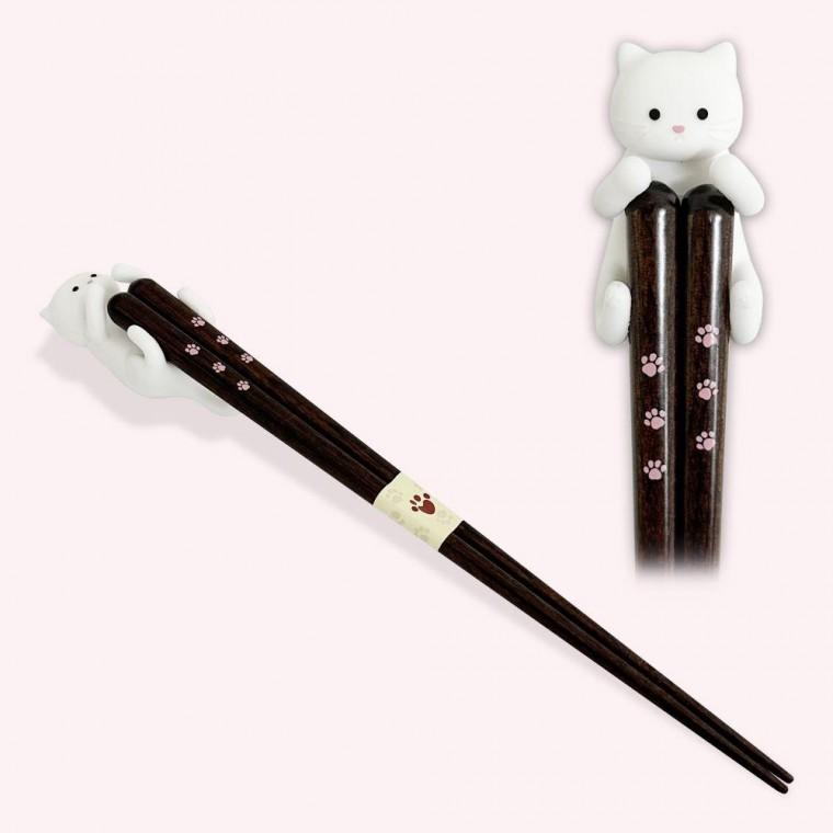 홈테이블 플레이팅 이시다 받침대세트 젓가락 고양이