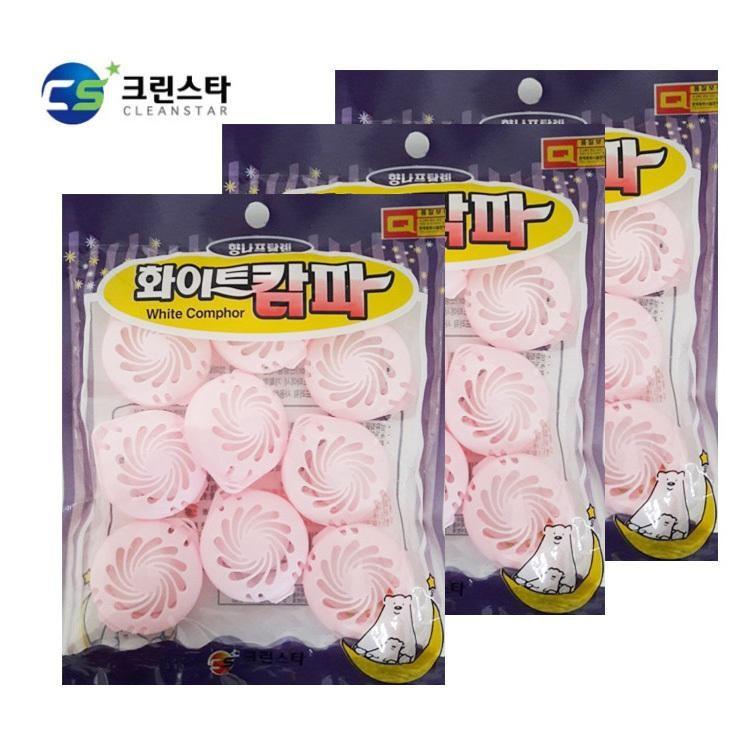 향나프탈렌 방충제 808 화이트캄파 3포장