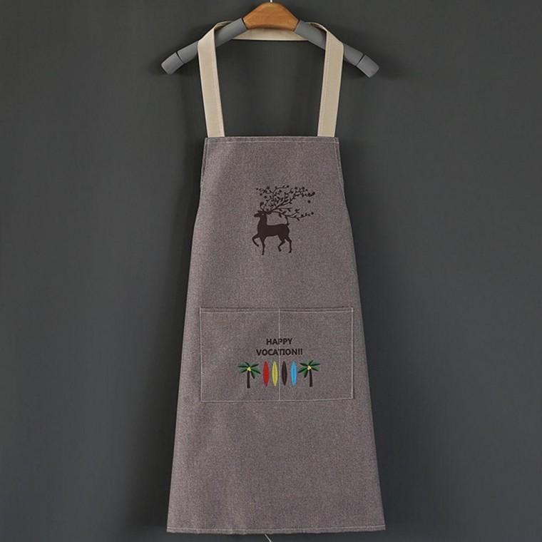 바리스타 공방 브라운 주방 카페 미용실 앞치마 예쁜
