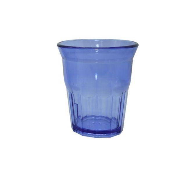 나팔컵 블루 식당 PC컵 250mL 물 음료