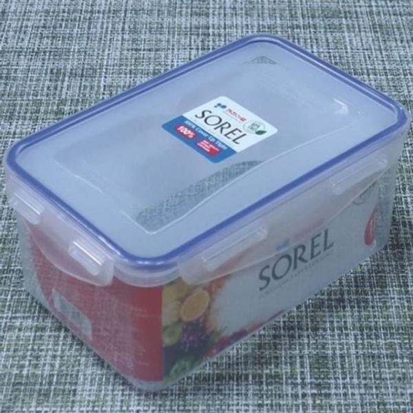 직사각 스텐 밀폐용기 1.5L 반찬통 냉장고 보관 김치통 다용도 식기