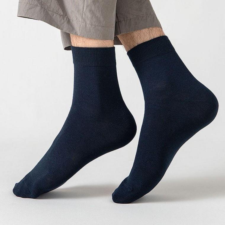 중목양말 사계절양말 무지 양말 남자 5컬러 순면