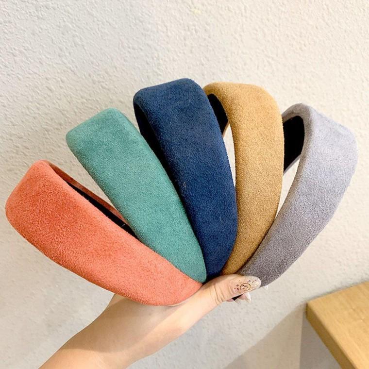 여성 머리띠 여자머리띠 11컬러 헤어밴드 스웨이드