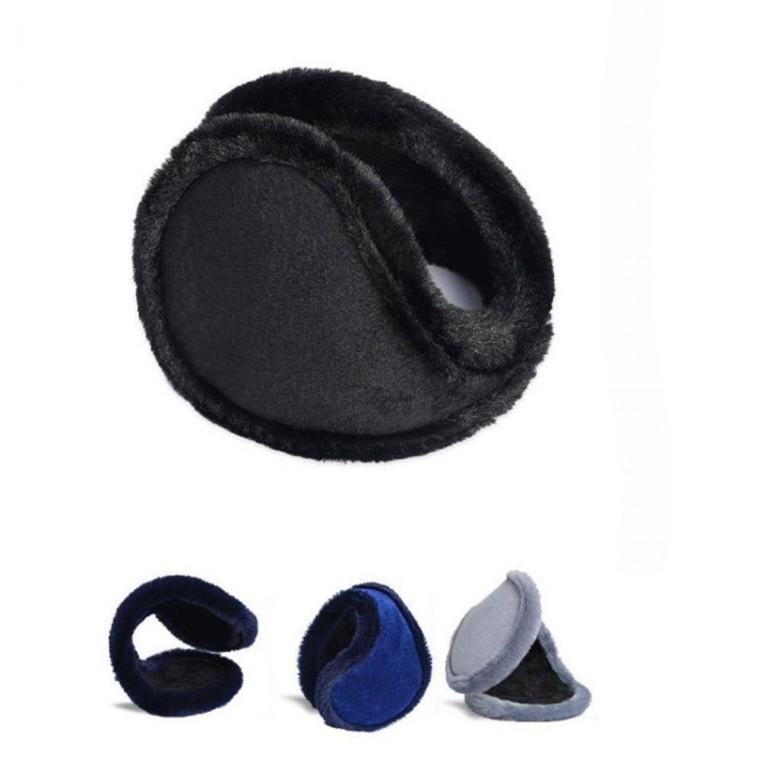 귀마개 4컬러 배색 방한 융털귀마개 남녀공용