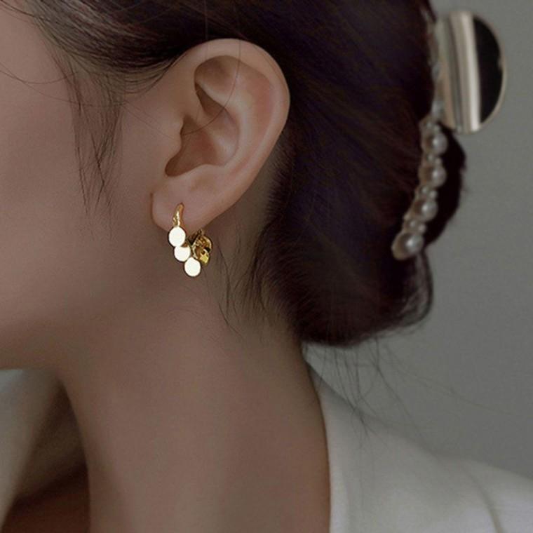 원터치귀걸이 탬버린 골드 귀걸이 드림 귀걸이 캐처