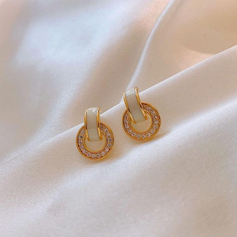 귀걸이 예쁜 은은한 큐빅귀걸이 미니귀걸이 반짝임이