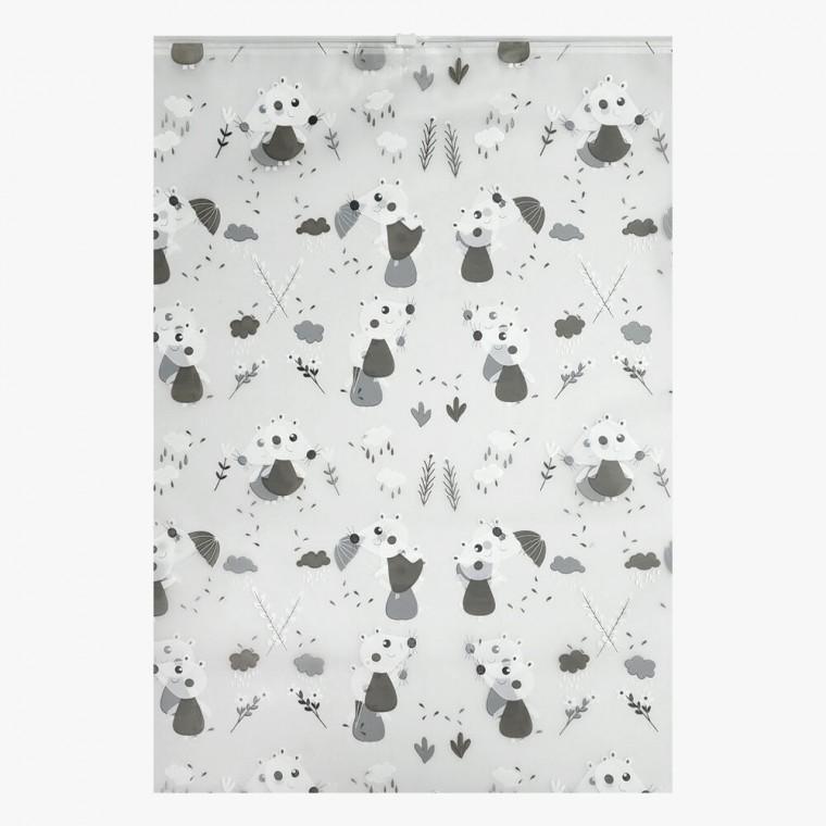 여우 지퍼 파우치 35x45