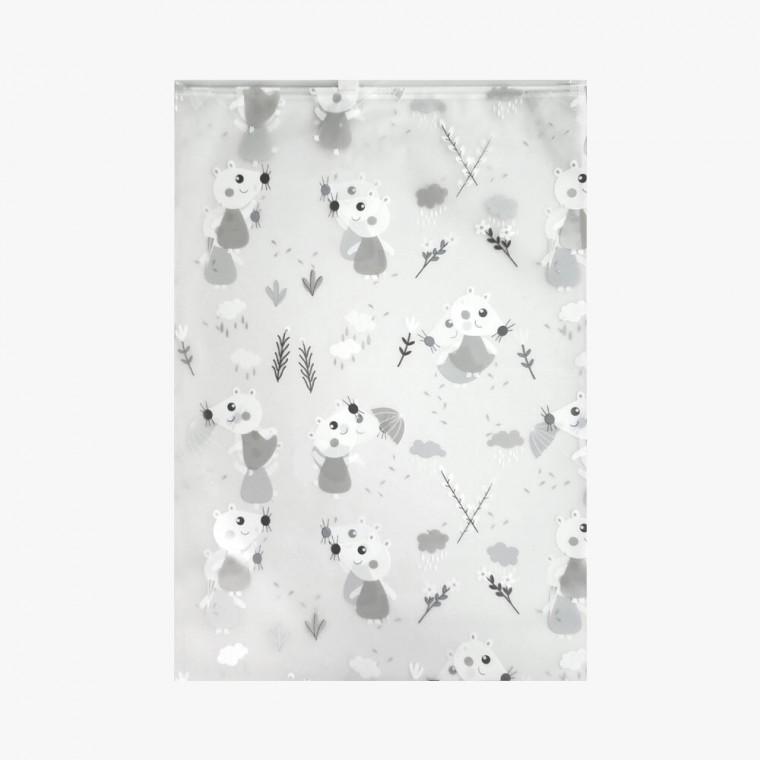 여우 지퍼 파우치 24x35