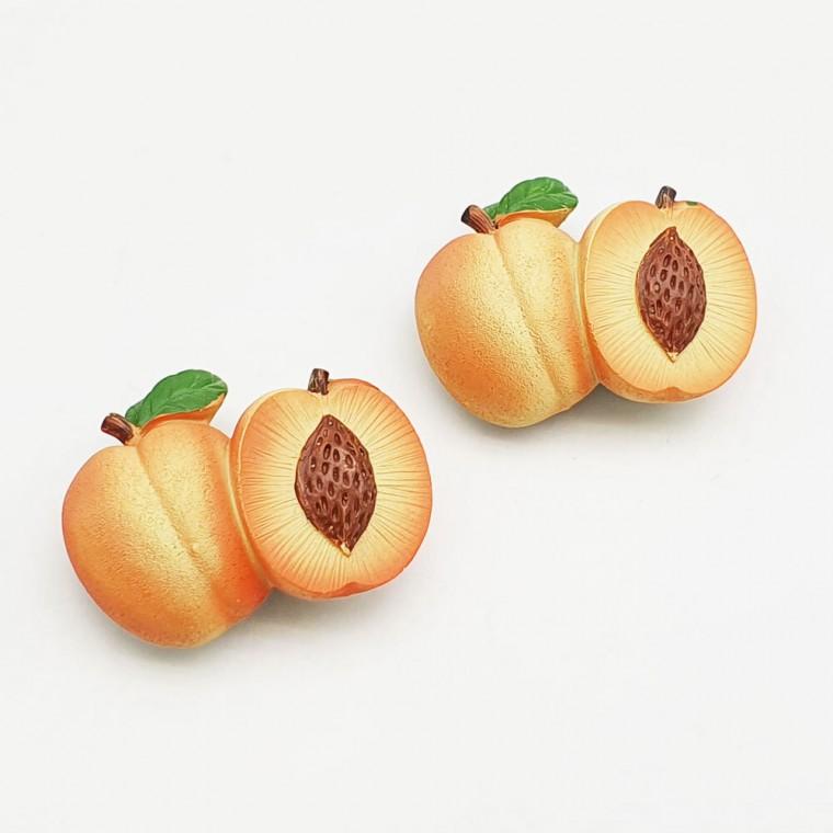 음식 모형 마그넷 복숭아