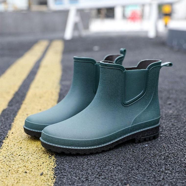 텃밭장화 숏레인부츠 남성 베이직 3컬러 장마작업화