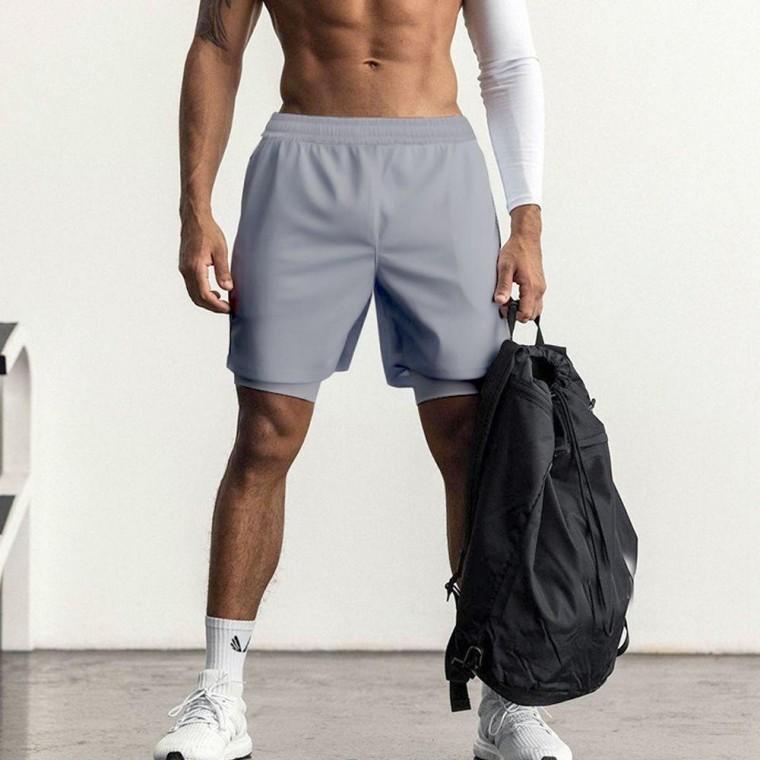 레깅스 러닝 남성 스포츠 팬츠 반바지 2in1 런닝