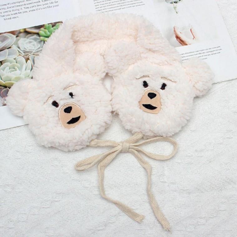 곰돌이 뿌띠귀마개 겨울필수템 뽀글이 3칼라 귀마개
