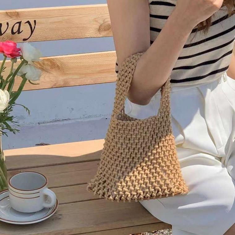 데일리 가방 패션 네트백 미니 여성 7컬러 토트가방