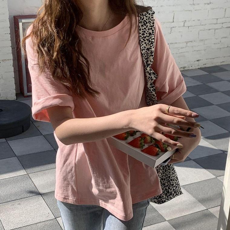 기본면티 티셔츠 박스티 11컬러 라운드 면티 루즈핏