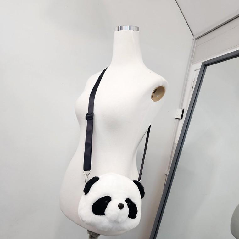미니 가방 팬더인형 얼굴 크로스백 여친선물