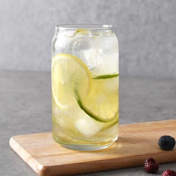 유리컵 물컵 캔 글라스잔 커피잔 에이드잔 370ml