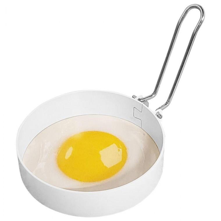 하얀 계란틀 모양틀 후라이 원형 에그링