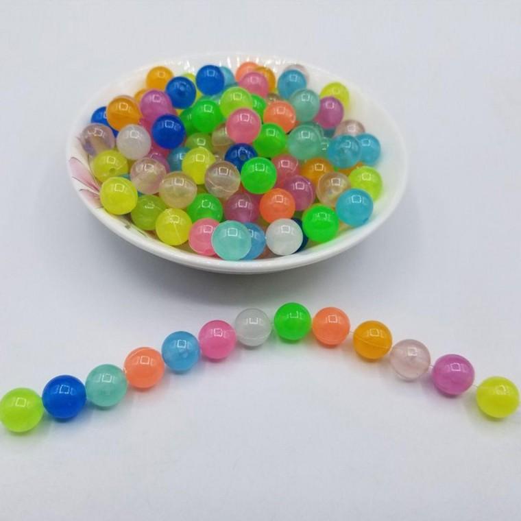 야광 팔찌만들기 1봉지(560개)비드 구슬 12mm DIY재료