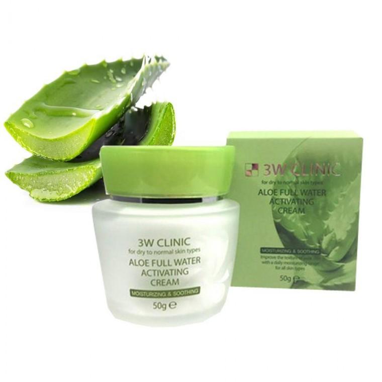 엑티베이팅 크림 50g 초보습 풀워터 알로에 3W