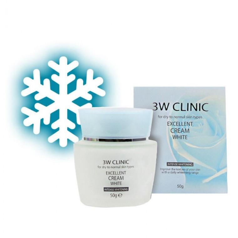 3W 엑셀런트 초보습 50g 화이트 크림