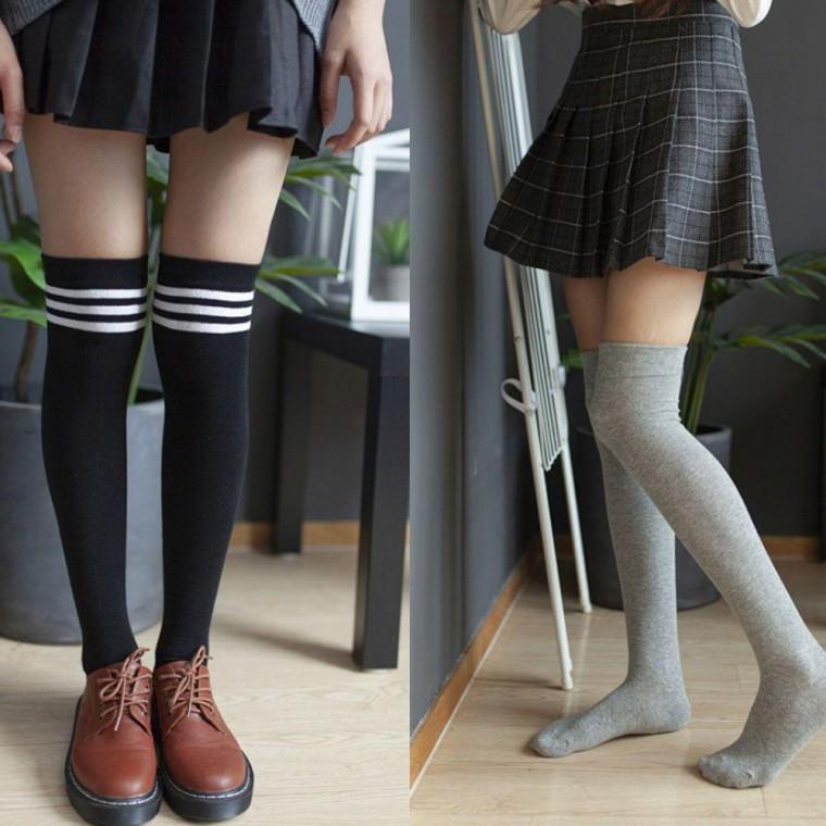 밀림방지 롱삭스 요가니삭스 니삭스 무릎양말 니하이