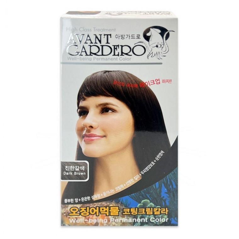 코팅크림칼라 진한갈색 100g-O 아방가드로 오징어먹물